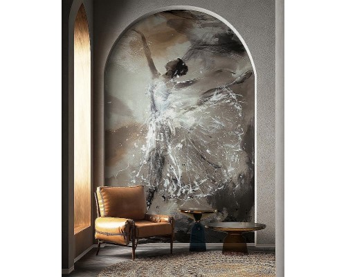 Обои Marburg City Romance 35032 Винил на флизелине (1,06x10,05) Серый, Штукатурка