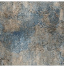 Обои Grandeco Icon 191701 Винил на флизелине (0,53x10,05) Серый/Синий, Штукатурка