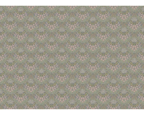 Обои Grandeco Icon IC 2115 Винил на флизелине (0,53x10,05) Серый/Розовый/Разноцветный, Цветы/Листья