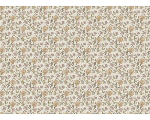 Обои Grandeco Icon IC 3101 Винил на флизелине (0,53x10,05) Бежевый/Розовый, Цветы