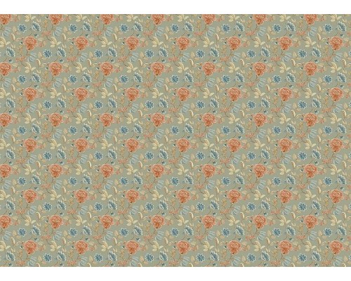Обои Grandeco Icon IC 3103 Винил на флизелине (0,53x10,05) Серый/Зеленый/Разноцветный, Цветы