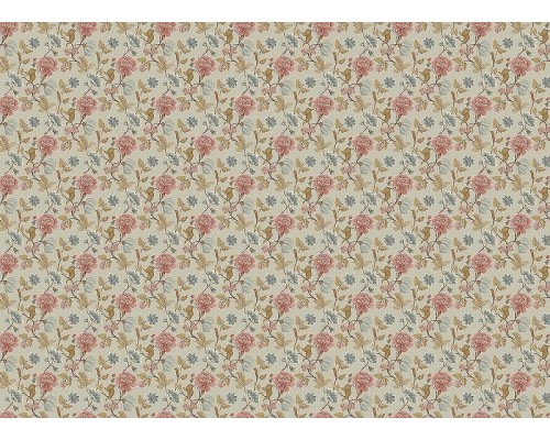 Обои Grandeco Icon IC 3116 Винил на флизелине (0,53x10,05) Бежевый/Разноцветный, Цветы