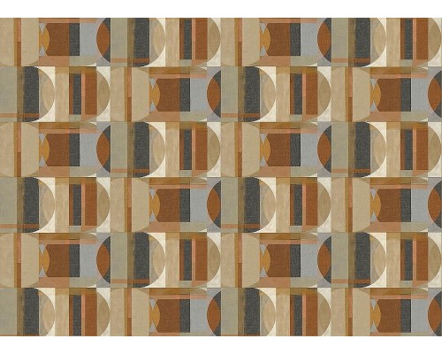 Обои Grandeco Arcadia A 64902 Винил на флизелине (0,53x10,05) Коричневый/Серый, Геометрия