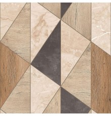 Обои Grandeco Arcadia A 65103 Винил на флизелине (0,53x10,05) Бежевый/Коричневый, Геометрия