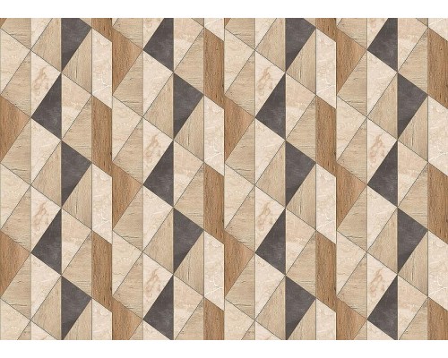 Обои Grandeco Arcadia A 65103 Винил на флизелине (0,53x10,05) Бежевый/Коричневый, Геометрия