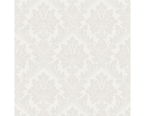 Обои Grandeco Arcadia A 65401 Винил на флизелине (0,53x10,05) Белый, Дамаск