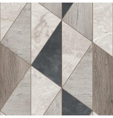 Обои Grandeco Arcadia A 65104 Винил на флизелине (0,53x10,05) Серый, Геометрия