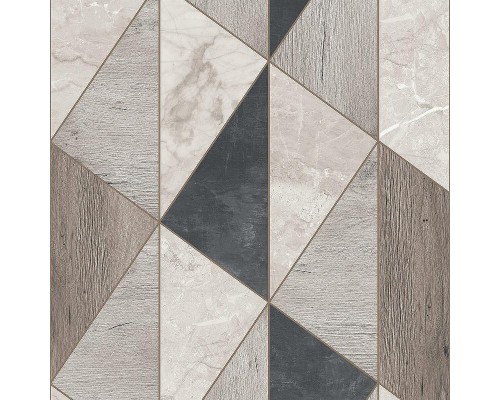 Обои Grandeco Arcadia A 65104 Винил на флизелине (0,53x10,05) Серый, Геометрия