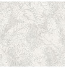 Обои Grandeco Arcadia A 70201 Винил на флизелине (0,53x10,05) Белый, Листья