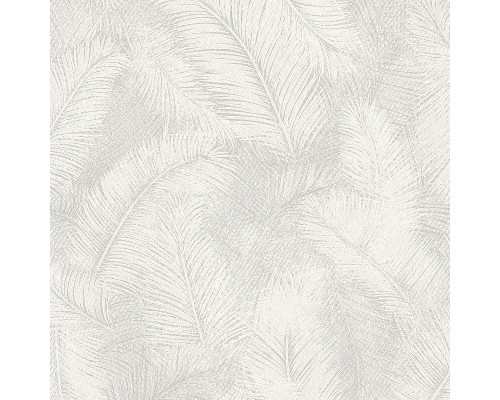 Обои Grandeco Arcadia A 70201 Винил на флизелине (0,53x10,05) Белый, Листья