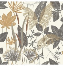 Обои Grandeco Arcadia A 70701 Винил на флизелине (0,53x10,05) Бежевый/Коричневый, Листья