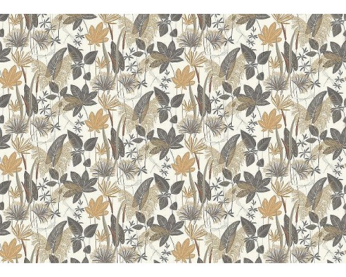 Обои Grandeco Arcadia A 70701 Винил на флизелине (0,53x10,05) Бежевый/Коричневый, Листья