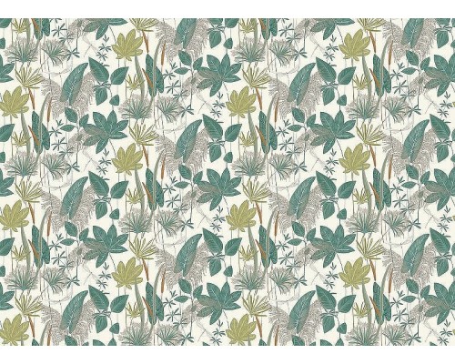 Обои Grandeco Arcadia A 70702 Винил на флизелине (0,53x10,05) Бежевый/Зеленый, Листья