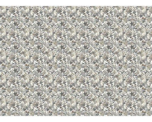 Обои Grandeco Arcadia A 70901 Винил на флизелине (0,53x10,05) Белый/Серый, Листья/Цветы
