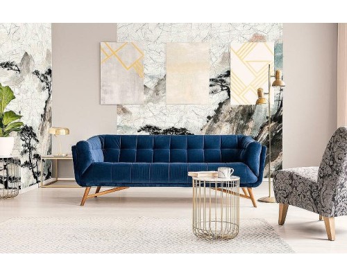 Панно Marburg Lava 46917 Винил на флизелине (2,12x2,7) Бежевый/Черный/Зеленый, Облака/Деревья