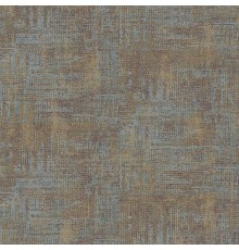 Обои Grandeco Level Two LV 3401 Винил на флизелине (0,53x10,05) Серый/Голубой/Коричневый, Рогожка/Штукатурка