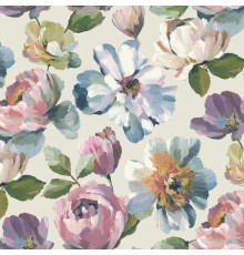 Обои Grandeco Universe 5 UI 3102 Винил на флизелине (1,06x10,05) Разноцветный, Цветы/Штукатурка