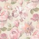 Обои Grandeco Universe 5 UI 3104 Винил на флизелине (1,06x10,05) Коричневый/Розовый/Зеленый, Цветы/Штукатурка