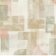 Обои Grandeco Perfect Harmony PH 3507 Винил на флизелине (0,53x10,05) Бежевый/Розовый/Зеленый, Геометрия/Штукатурка