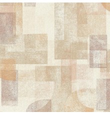 Обои Grandeco Perfect Harmony PH 3508 Винил на флизелине (0,53x10,05) Бежевый/Коричневый/Оранжевый, Геометрия/Штукатурка