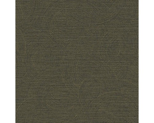 Обои Grandeco Perfect Harmony PH 3313 Винил на флизелине (0,53x10,05) Коричневый/Черный, Круги/Полоса/Рогожка