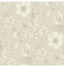 Обои Grandeco Perfect Harmony PH 3102 Винил на флизелине (0,53x10,05) Бежевый/Коричневый, Цветы/Листья