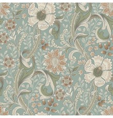 Обои Grandeco Perfect Harmony PH 3106 Винил на флизелине (0,53x10,05) Бежевый/Коричневый/Зеленый, Цветы/Листья