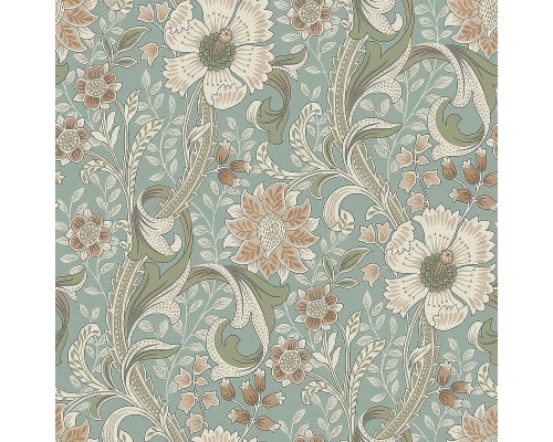 Обои Grandeco Perfect Harmony PH 3106 Винил на флизелине (0,53x10,05) Бежевый/Коричневый/Зеленый, Цветы/Листья
