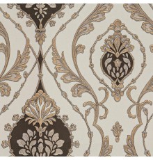 Обои Fipar Grand Classic R 28012 Винил на флизелине (1,06x10,05) Бежевый/Коричневый, Орнамент