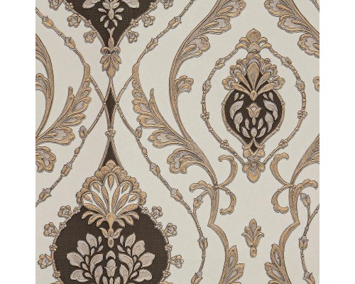 Обои Fipar Grand Classic R 28012 Винил на флизелине (1,06x10,05) Бежевый/Коричневый, Орнамент