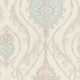Обои Fipar Grand Classic R 28013 Винил на флизелине (1,06x10,05) Бежевый/Бирюзовый, Орнамент