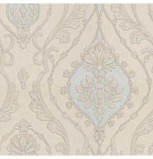 Обои Fipar Grand Classic R 28014 Винил на флизелине (1,06x10,05) Бежевый/Голубой, Орнамент