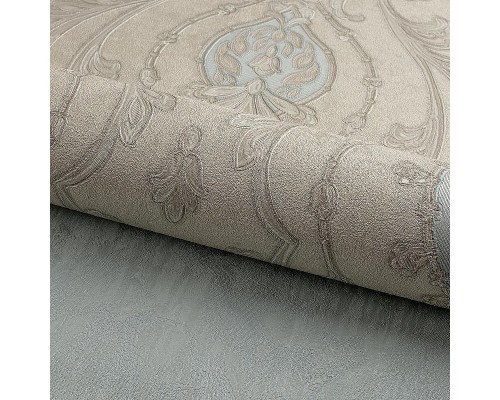 Обои Fipar Grand Classic R 28014 Винил на флизелине (1,06x10,05) Бежевый/Голубой, Орнамент