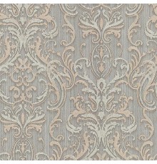 Обои Fipar Grand Classic R 28024 Винил на флизелине (1,06x10,05) Серый/Бежевый, Дамаск