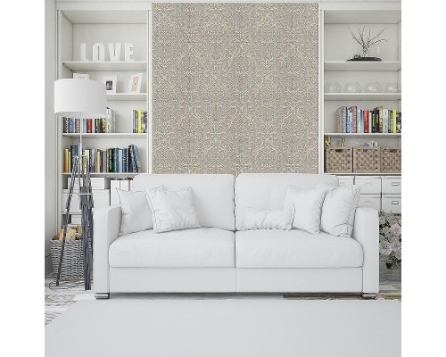 Обои Fipar Grand Classic R 28024 Винил на флизелине (1,06x10,05) Серый/Бежевый, Дамаск