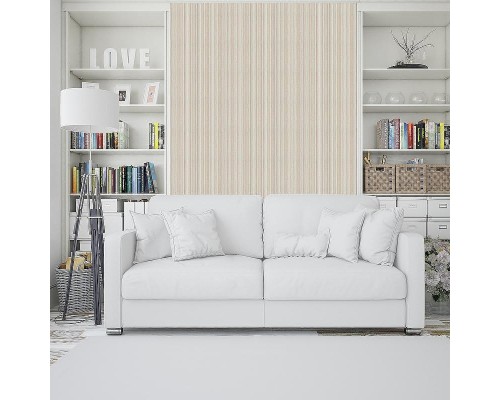 Обои Fipar Grand Classic R 28029 Винил на флизелине (1,06x10,05) Бежевый/Серый, Полоса