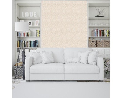 Обои Fipar Grand Classic R 28032 Винил на флизелине (1,06x10,05) Бежевый, Дамаск