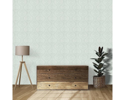 Обои Fipar Grand Classic R 28034 Винил на флизелине (1,06x10,05) Зеленый, Дамаск