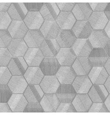 Обои Zambaiti Parati Lamborghini III Z12830 Винил на флизелине (0,7x10,05) Серый, Геометрия/Ромб