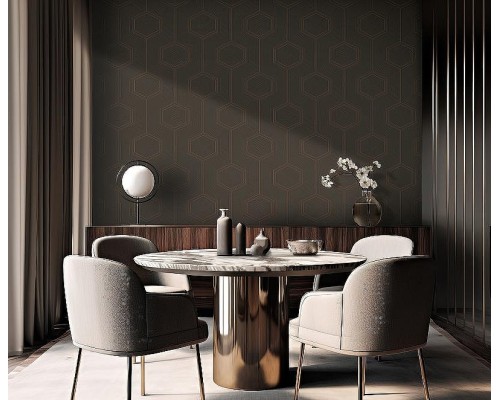 Обои Zambaiti Parati Lamborghini III Z12847 Винил на флизелине (0,7x10,05) Коричневый, Рогожка