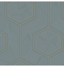 Обои Zambaiti Parati Lamborghini III Z12853 Винил на флизелине (0,7x10,05) Синий/Зеленый, Геометрия