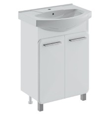 Тумба под раковину Runo Эрика 60 00-00004147 Белая
