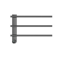 Электрический полотенцесушитель AQUAme 42х52 AQM3113GM цвет Темный металл шлифованный