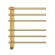 Электрический полотенцесушитель AQUAme 61х52 AQM3116BG цвет Золото шлифованное