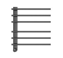 Электрический полотенцесушитель AQUAme 61х52 AQM3116GM цвет Темный металл шлифованный