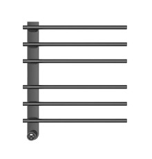Электрический полотенцесушитель AQUAme 61х52 AQM3116GM цвет Темный металл шлифованный
