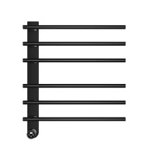 Электрический полотенцесушитель AQUAme 61х52 AQM3116MB цвет Черный матовый