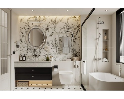 Электрический полотенцесушитель AQUAme 47х47 AQM3124CR цвет Хром