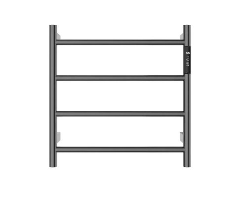 Электрический полотенцесушитель AQUAme 47х47 AQM3124GM цвет Темный металл шлифованный