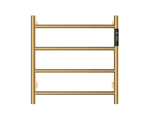 Электрический полотенцесушитель AQUAme 47х47 AQM3124BG цвет Золото шлифованное
